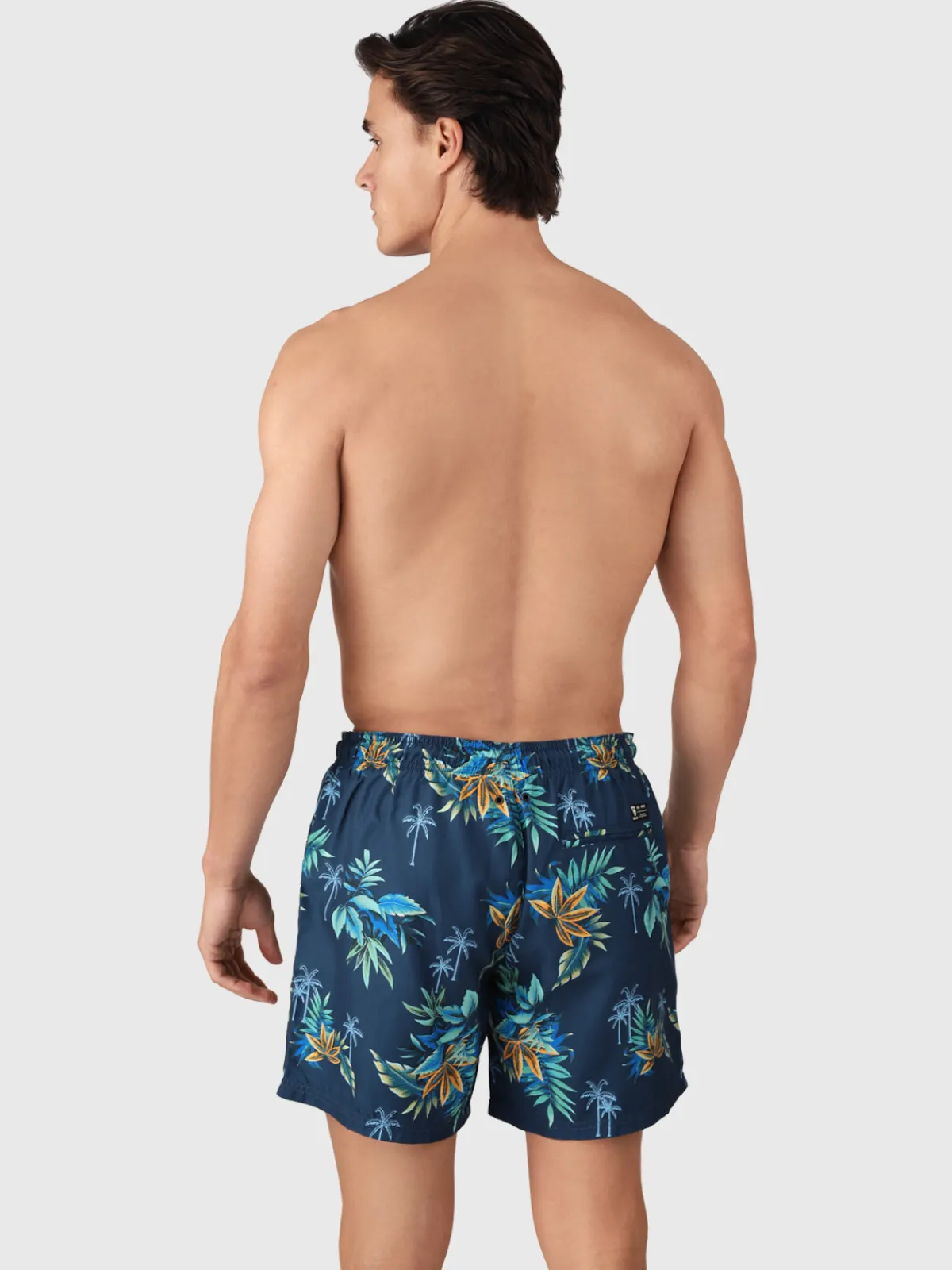 Hot Brunotti Cester-Tropicana Heren Zwemshort | Night Blue NightBlue