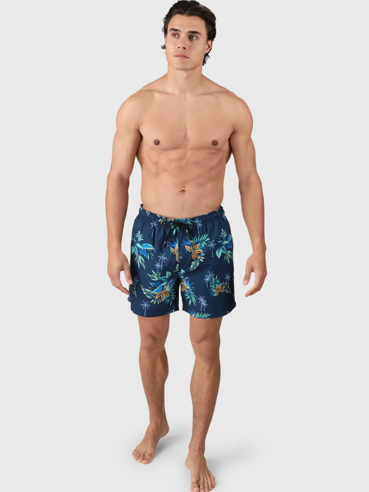 Hot Brunotti Cester-Tropicana Heren Zwemshort | Night Blue NightBlue