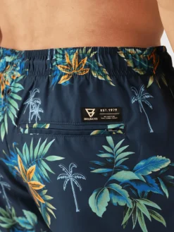 Hot Brunotti Cester-Tropicana Heren Zwemshort | Night Blue NightBlue