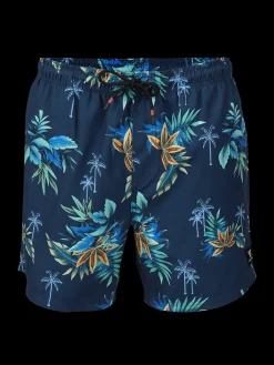 Hot Brunotti Cester-Tropicana Heren Zwemshort | Night Blue NightBlue