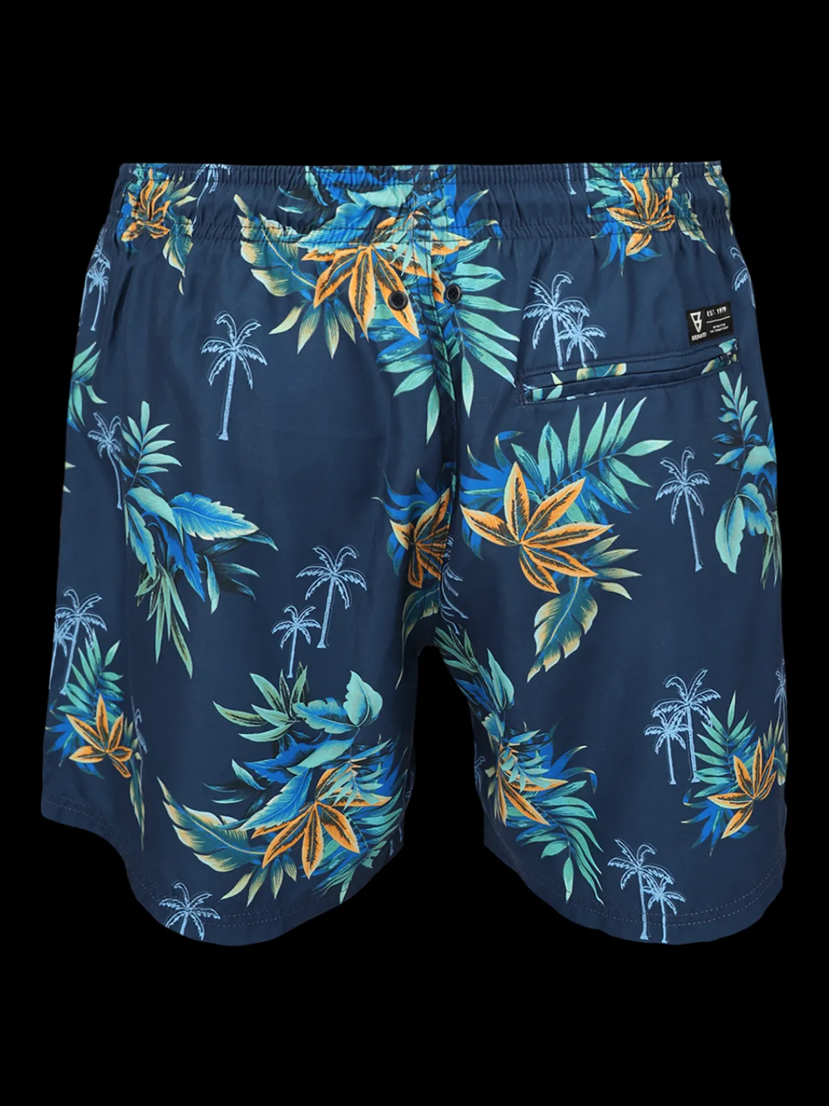 Hot Brunotti Cester-Tropicana Heren Zwemshort | Night Blue NightBlue