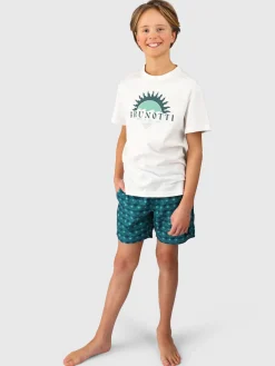 Fashion Brunotti Cestery-Sun Boys Swim Shorts | Fuel Green