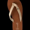 Clearance Brunotti Chiara Jacquard Dames Flip Flops | Canvas