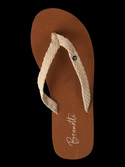 Clearance Brunotti Chiara Jacquard Dames Flip Flops | Canvas