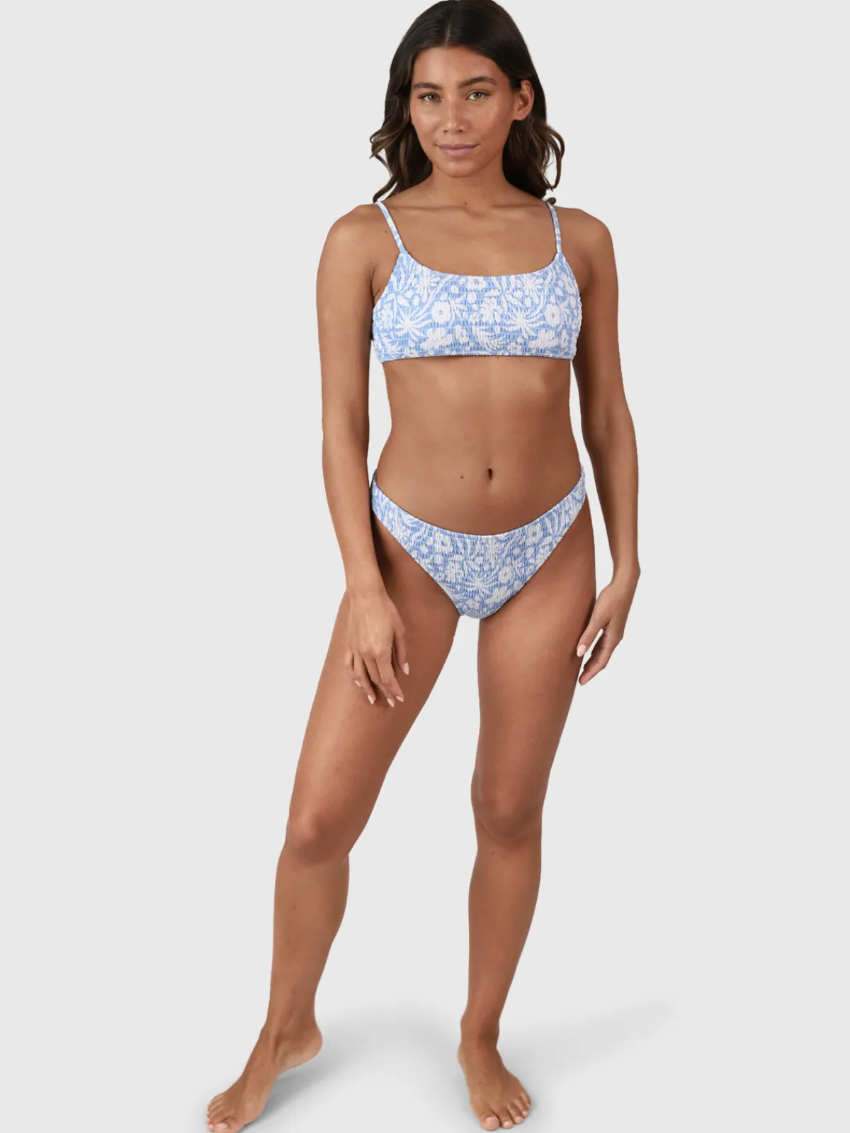 Online Brunotti Cruzin-Swirl Dames Bralette Bikini | Bluebell