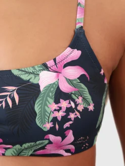 New Brunotti Cruz-Tropicana Dames Bralette Bikini Top | Indigo Blue