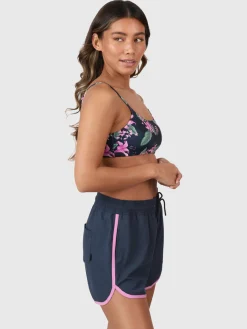 New Brunotti Cruz-Tropicana Dames Bralette Bikini Top | Indigo Blue