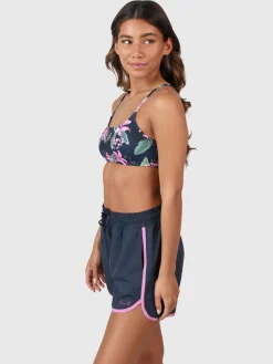 New Brunotti Cruz-Tropicana Dames Bralette Bikini Top | Indigo Blue
