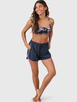 New Brunotti Cruz-Tropicana Dames Bralette Bikini Top | Indigo Blue