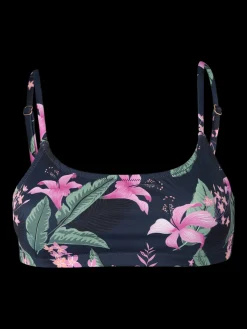 New Brunotti Cruz-Tropicana Dames Bralette Bikini Top | Indigo Blue
