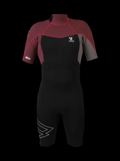 Discount Brunotti Defence Shorty 3/2mm Heren Wetsuit | Rood RoodenZwart