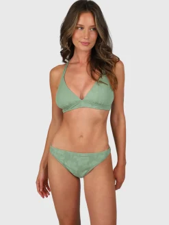 New Brunotti Delphine-Jacquard Dames Bralette Bikini | Eucalyptus
