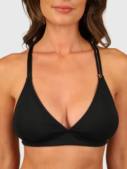 Best Brunotti Delphinia Dames Bralette Bikini Top | Black