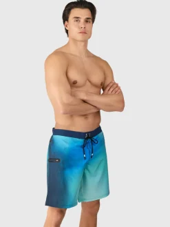 Hot Brunotti Dhion Men Swim Shorts | Neon Blue