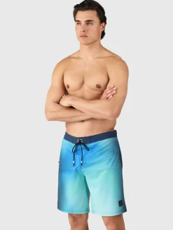 Hot Brunotti Dhion Men Swim Shorts | Neon Blue