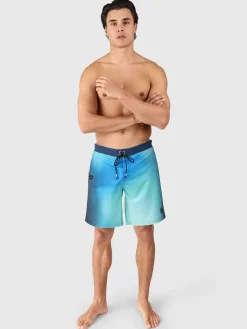 Hot Brunotti Dhion Men Swim Shorts | Neon Blue