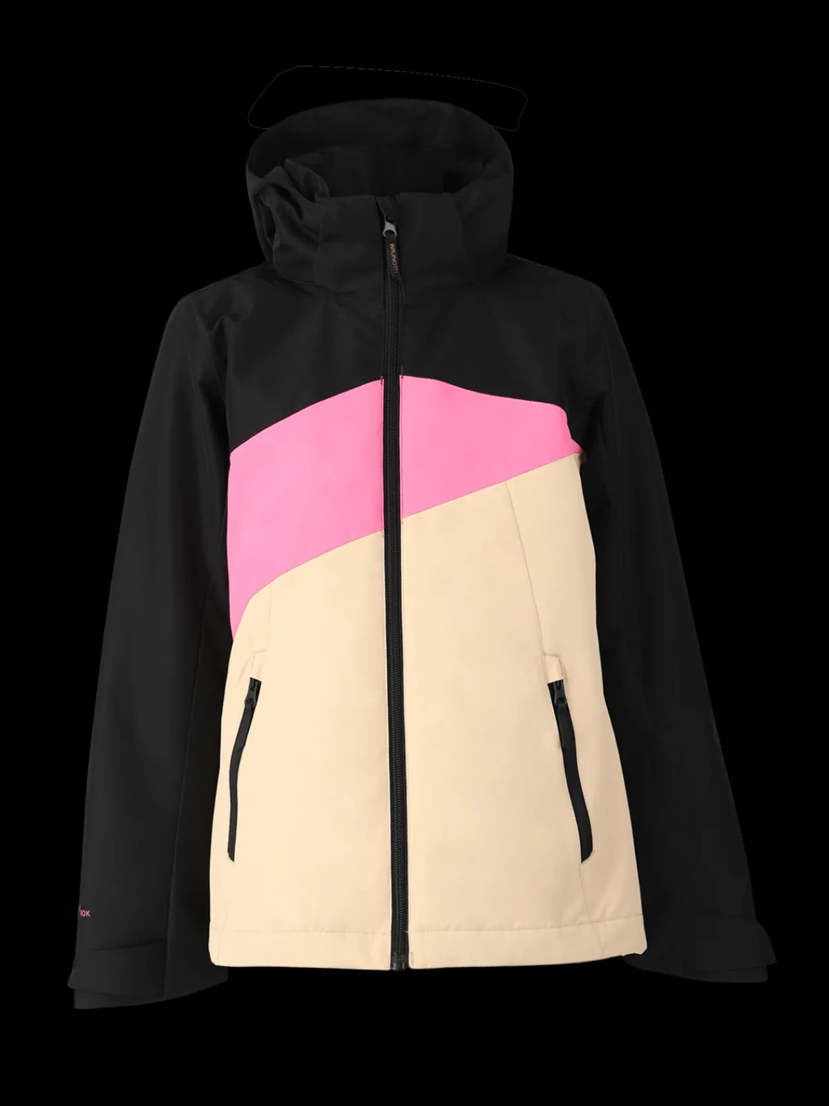 Outlet Brunotti Eastsun Meisjes Ski Jas | Zwart