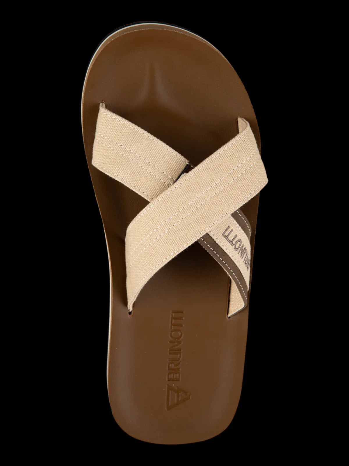 Outlet Brunotti Ebbet Heren Slippers | Beige