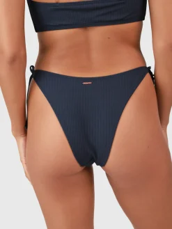 Hot Brunotti Elly-Rib Dames Bikini Broekje | Indigo Blue IndigoBlue