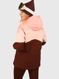 Outlet Brunotti Fastonia Dames Ski Jas | Port SoftPinkenPortRedenPink