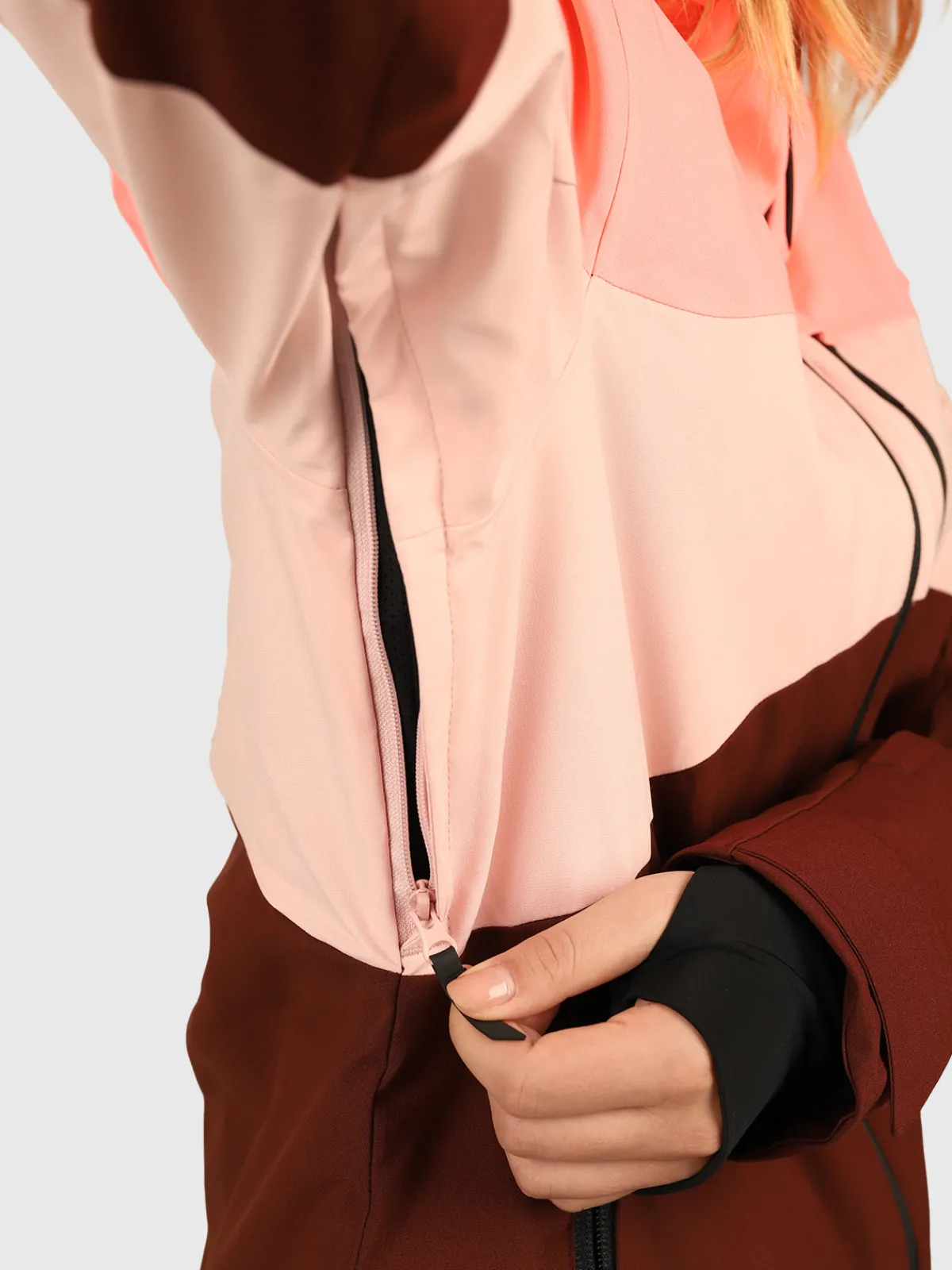 Outlet Brunotti Fastonia Dames Ski Jas | Port SoftPinkenPortRedenPink