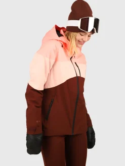 Outlet Brunotti Fastonia Dames Ski Jas | Port SoftPinkenPortRedenPink