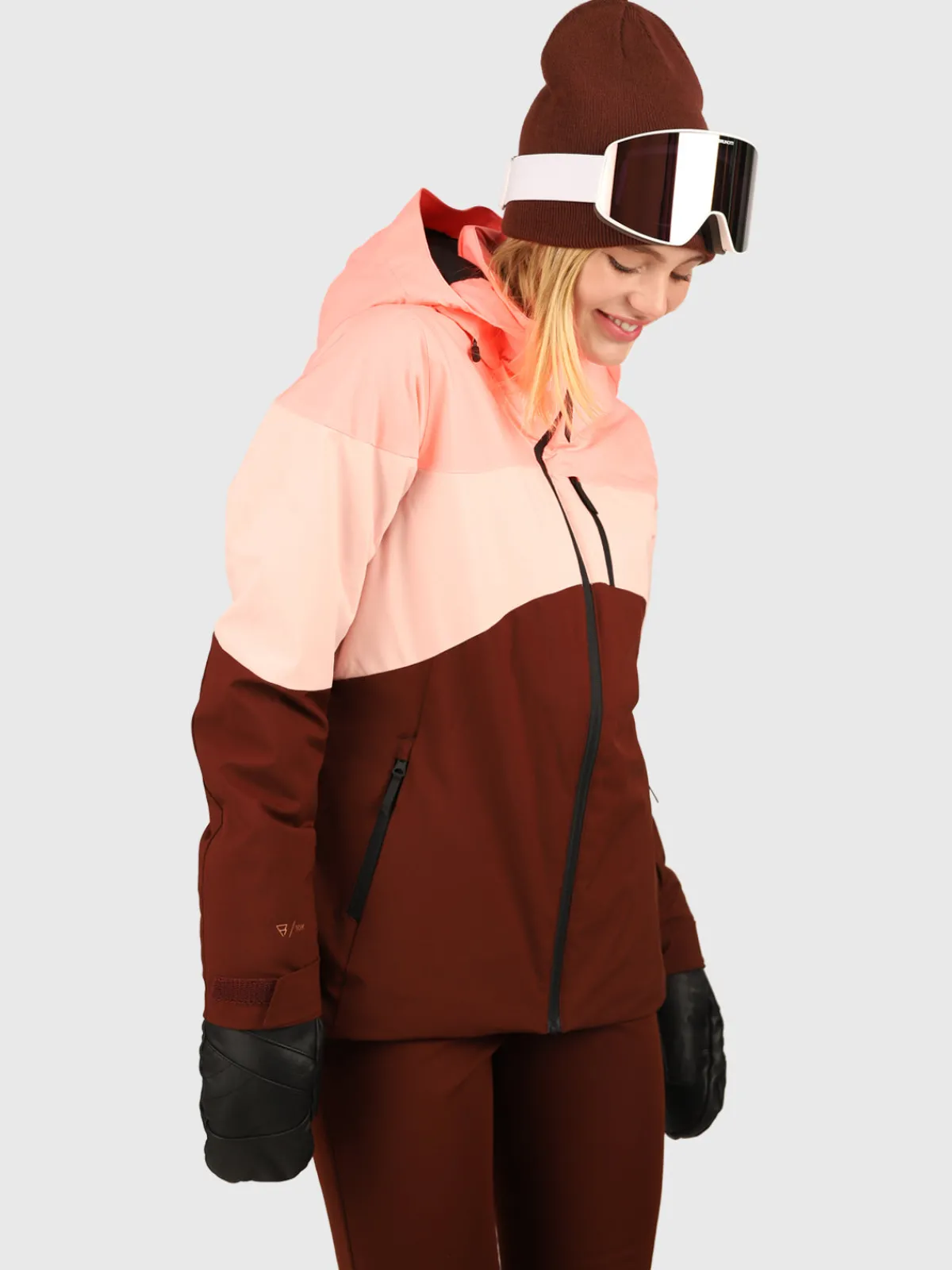 Outlet Brunotti Fastonia Dames Ski Jas | Port SoftPinkenPortRedenPink