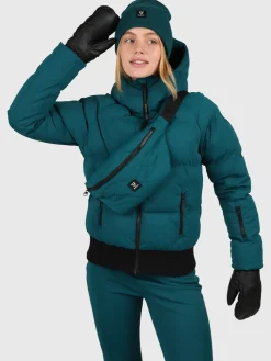 Discount Brunotti Firecrown Dames Puffer Ski Jas | Evergreen EvergreenGreen