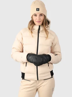 Best Brunotti Firecrown Dames Puffer Ski Jas | Wit CanvasWit