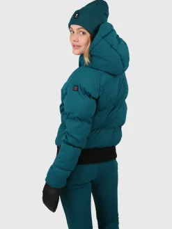 Discount Brunotti Firecrown Dames Puffer Ski Jas | Evergreen EvergreenGreen