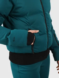 Discount Brunotti Firecrown Dames Puffer Ski Jas | Evergreen EvergreenGreen