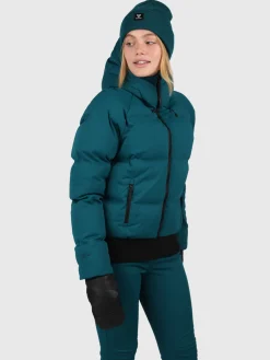 Discount Brunotti Firecrown Dames Puffer Ski Jas | Evergreen EvergreenGreen