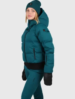 Discount Brunotti Firecrown Dames Puffer Ski Jas | Evergreen EvergreenGreen