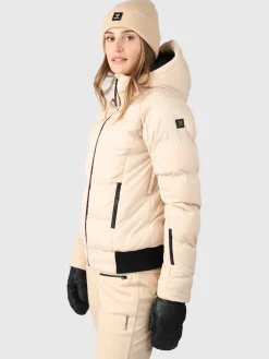 Best Brunotti Firecrown Dames Puffer Ski Jas | Wit CanvasWit
