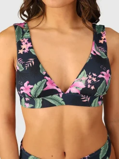 New Brunotti Forte-Tropicana Dames Bralette Bikini Top | Indigo Blue