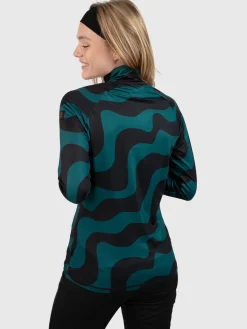 Best Brunotti Galena-Groovy Dames Polygiene Fleece | Ever Green
