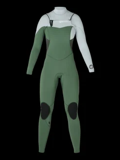 Discount Brunotti Glow Fullsuit 3/2mm Dames Wetsuit | Groen