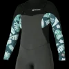 Best Brunotti Glow Longarm Shorty 3/2mm Dames Wetsuit | Zwart + Groen