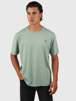 Discount Brunotti Grassroots Men T-Shirt | Bottle Green BottleGreen
