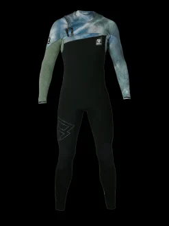 Fashion Brunotti Gravity Fullsuit 3/2 mm Heren Wetsuit | Groen GroenenZwart