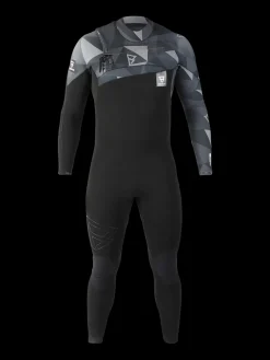 Online Brunotti Gravity Fullsuit 5/3mm Heren Wetsuit | Zwart + Grijs ZwartenGrijs