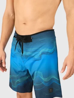 Online Brunotti Gulfshore Heren Boardshorts | Neon Blauw NeonBlue