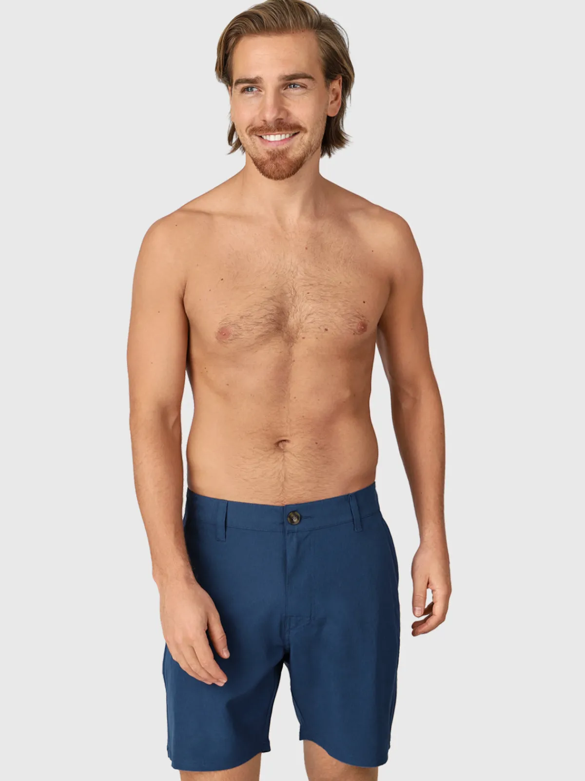 New Brunotti Harret Heren Hybrid Short | Blauw