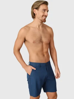 New Brunotti Harret Heren Hybrid Short | Blauw