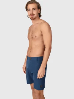 New Brunotti Harret Heren Hybrid Short | Blauw