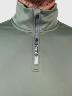 Best Brunotti Heros Heren Fleece | Vintage Green