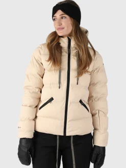 Discount Brunotti Irai Dames Puffer Ski Jas | Wit