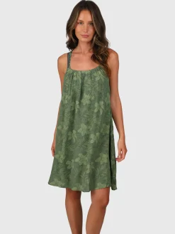 Clearance Brunotti Isla-Leaf Women Dress | Juniper TwoToneFlowerJuniper