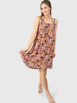 Sale Brunotti Isla-Sakai Dames Jurk | Multi Color Bruin,OranjeenPink
