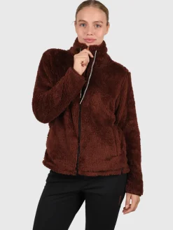 Fashion Brunotti Kyoto Dames Fleece | Port RedenBrown
